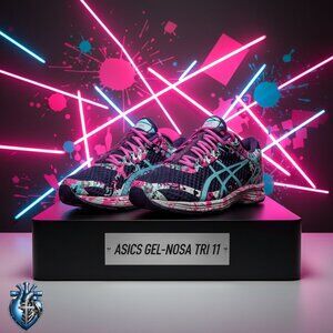 ASICS GEL-Noosa Tri 11 T676N Women’s 11 Running Shoes Multicolor